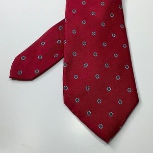 Christian Dior vintage silk red tie